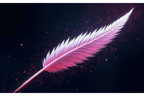 Quantum Quill, an abstract digital calligraphy piece with futuristic elements on a dark background